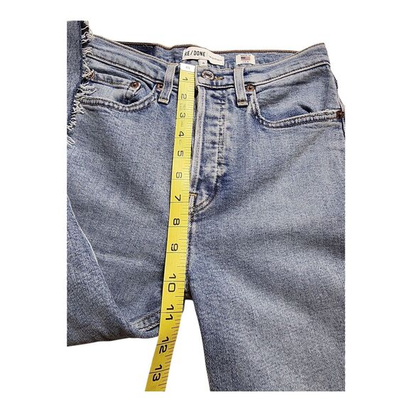 Re/Done Women Jean Originals 5 Pockets Button Fly High Rise Light Wash Sz 25 USA - Picture 4 of 7